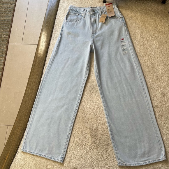 NWT Levi's Cinch Baggy High Rise Women's Jeans Size 28/31 - Picture 2 of 12